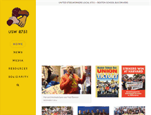 Tablet Screenshot of bostonschoolbusunion.org